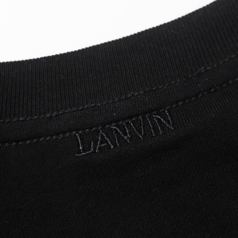 LANVIN Loving heart T-Shirt Black