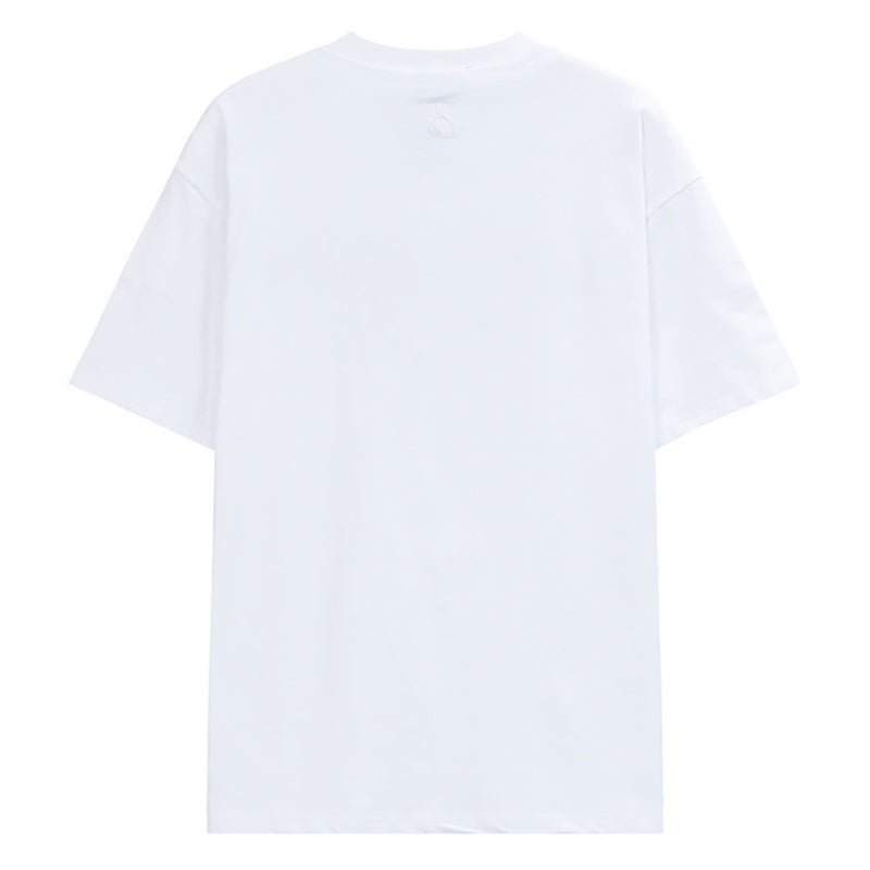 LANVIN Letter Embroidery T-Shirt