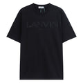 LANVIN Letter Embroidery Logo T-Shirt