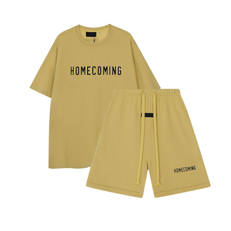 Homecoming T-Shirt / Shorts / Set - Yellow
