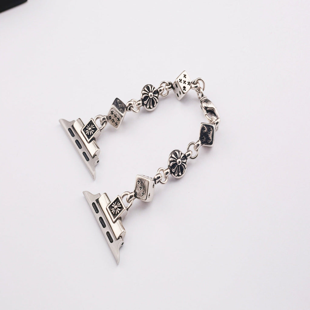 Chrome Hearts cross flower ball dice watch strap